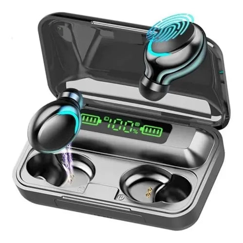 Audífono Inalámbricos F9 Con Power Bank